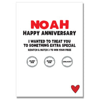 Anniversary Blowjob Scratch Card